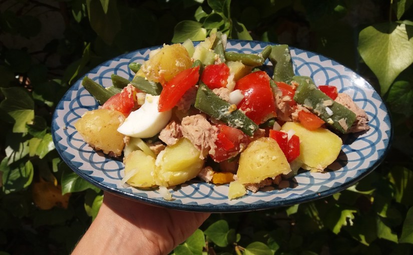 Ensalada campera con judías&nbsp;verdes