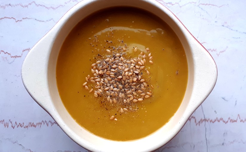 Crema de brócoli y&nbsp;garbanzos