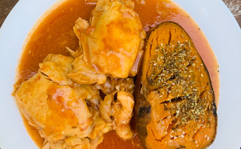 Pollo en salsa de tomate picante (en&nbsp;Crockpot)
