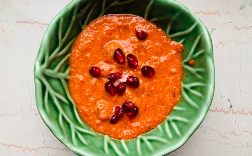 Muhammara (untable de pimientos&nbsp;asados)