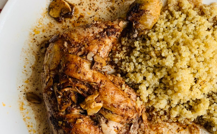 Pollo al ajillo-limoncillo (con y sin&nbsp;Crockpot)